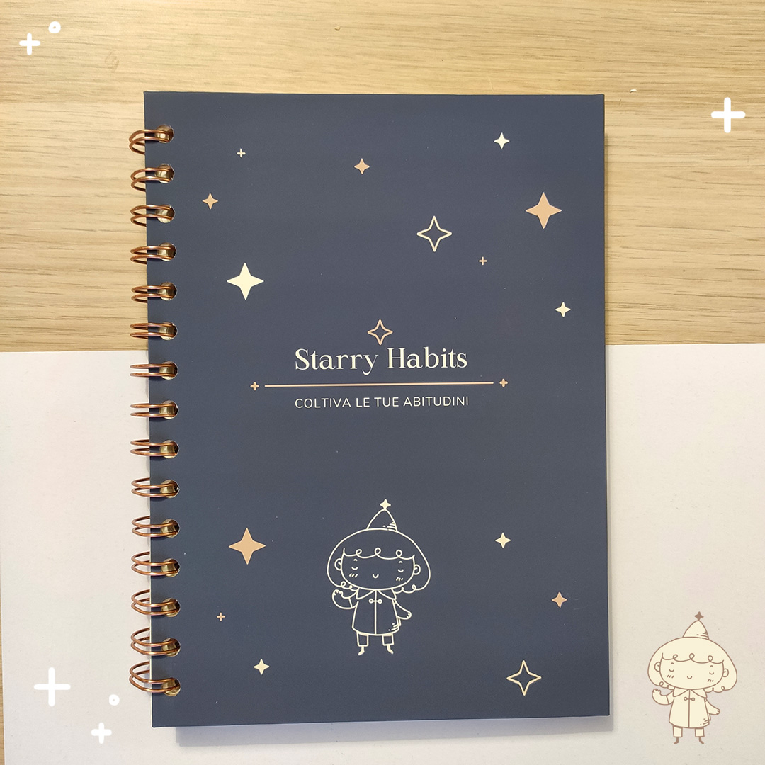 Starry Habits - Journal Blu