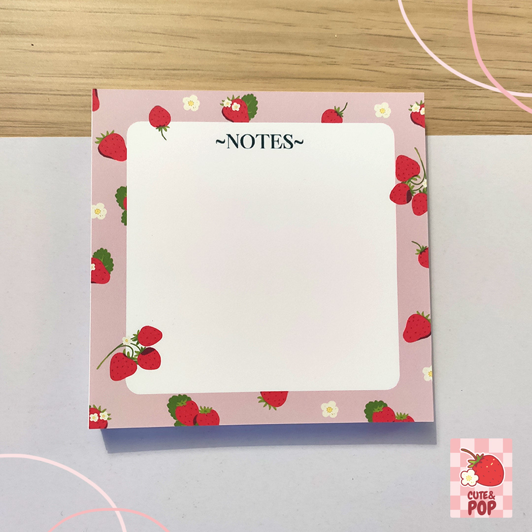 Notepad - Fragole - immagine 2