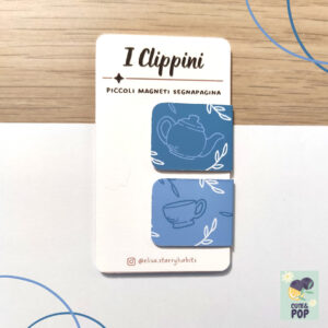 Clippini - tea party - blu