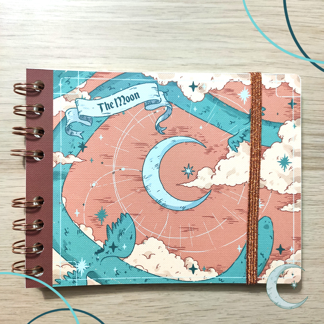 Notebook 14 x 12 - "La Luna"