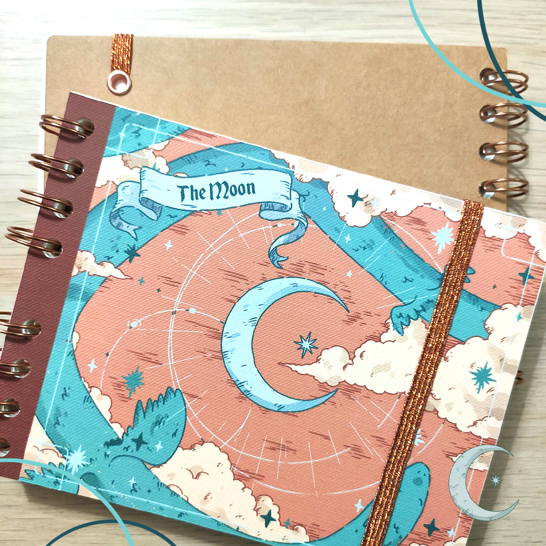 Notebook 14 x 12 - "La Luna" - immagine 4