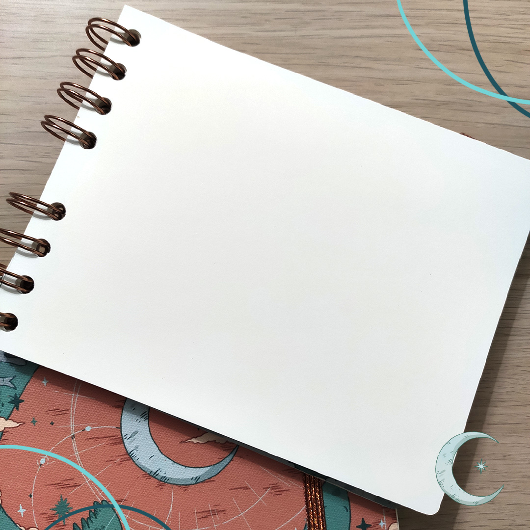 Notebook 14 x 12 - "La Luna" - immagine 2