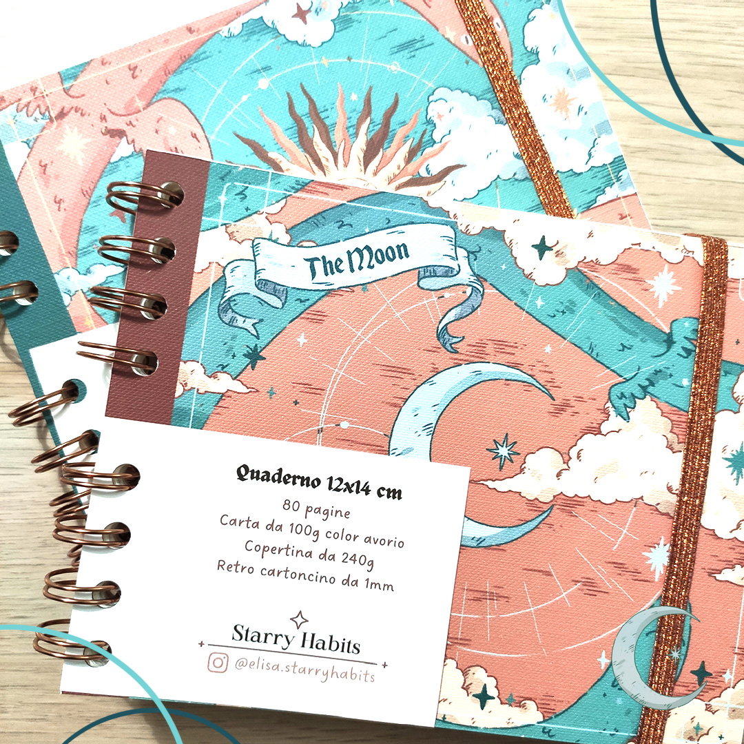 Notebook 14 x 12 - "La Luna" - immagine 5