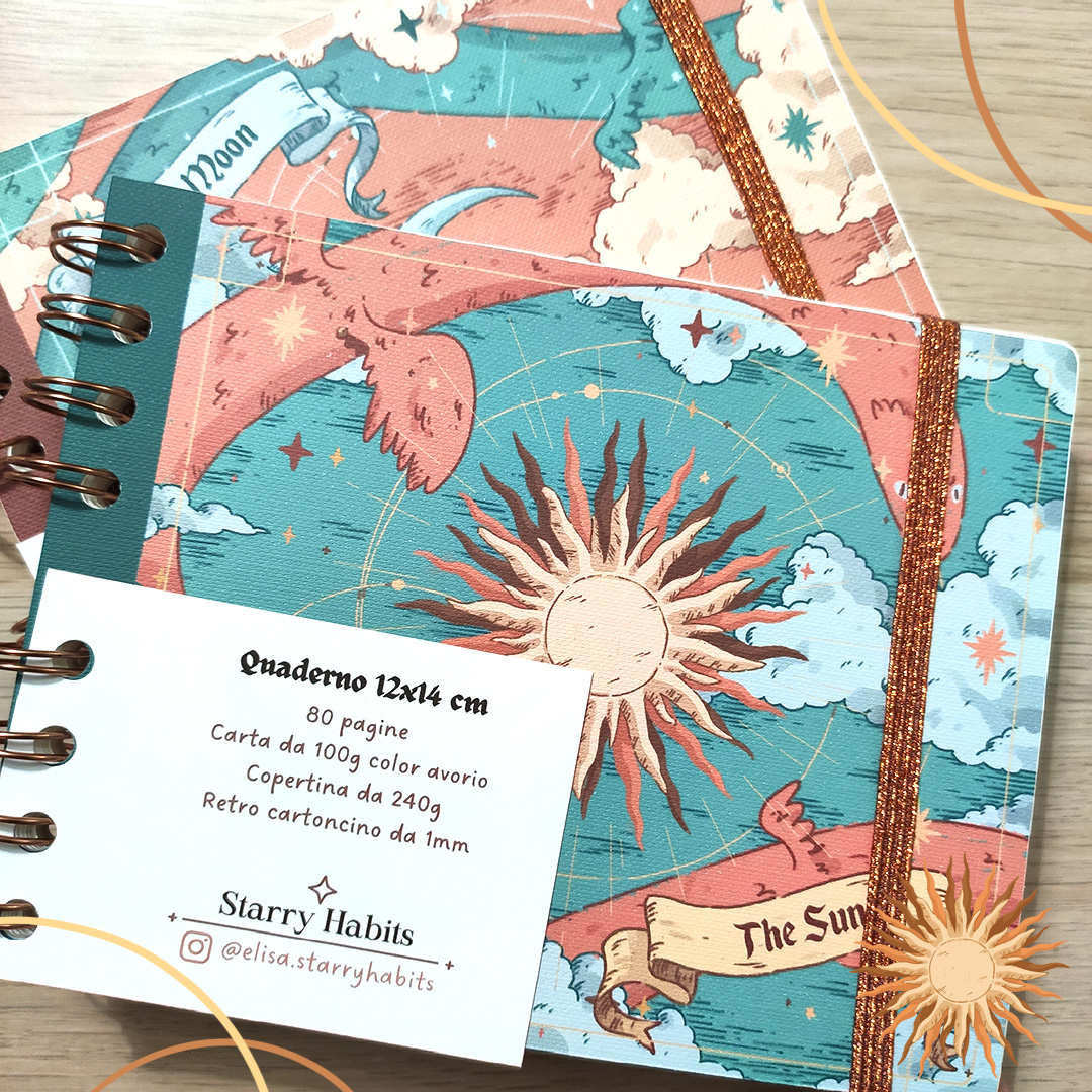 Notebook 14 x 12 - "Il Sole" - immagine 5