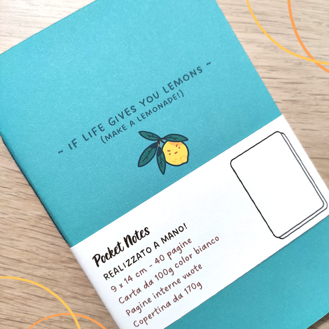 Pocket Notes - Limone + portachiavi - immagine 3